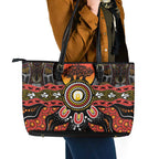 NAIDOC 2025 Boab Tree Leather Tote Bag Celebrate Aboriginal Culture The Next Generation