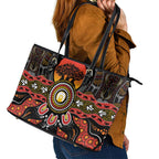 NAIDOC 2025 Boab Tree Leather Tote Bag Celebrate Aboriginal Culture The Next Generation
