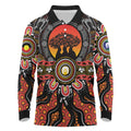 NAIDOC 2025 Boab Tree Long Sleeve Polo Shirt Celebrate Aboriginal Culture The Next Generation