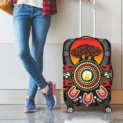 NAIDOC 2025 Boab Tree Luggage Cover Celebrate Aboriginal Culture The Next Generation