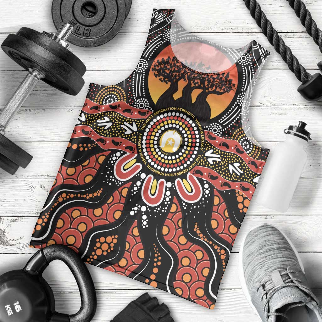 NAIDOC 2025 Boab Tree Men Tank Top Celebrate Aboriginal Culture The Next Generation