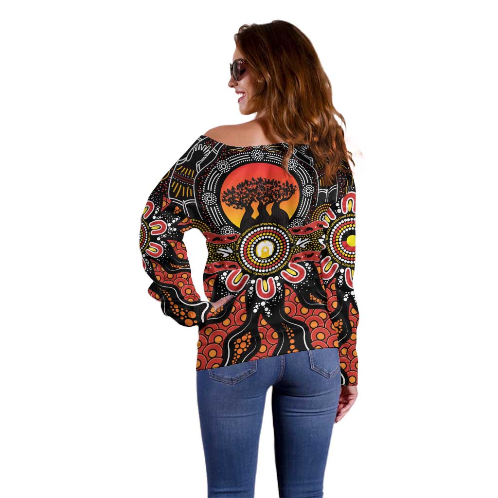 NAIDOC 2025 Boab Tree Off Shoulder Sweater Celebrate Aboriginal Culture The Next Generation