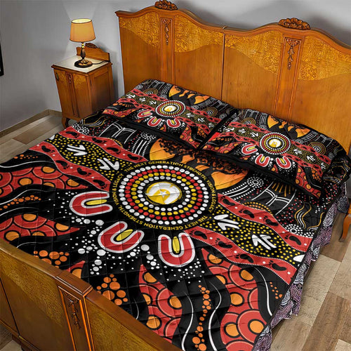 NAIDOC 2025 Boab Tree Quilt Bed Set Celebrate Aboriginal Culture The Next Generation