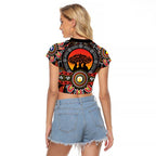 NAIDOC 2025 Boab Tree Raglan Cropped T Shirt Celebrate Aboriginal Culture The Next Generation