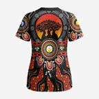 NAIDOC 2025 Boab Tree Scrub Top Celebrate Aboriginal Culture The Next Generation - Aussie Hoodie