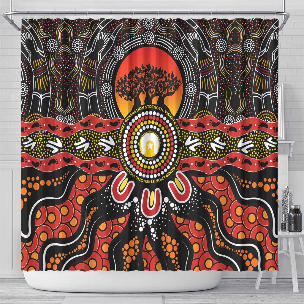 NAIDOC 2025 Boab Tree Shower Curtain Celebrate Aboriginal Culture The Next Generation