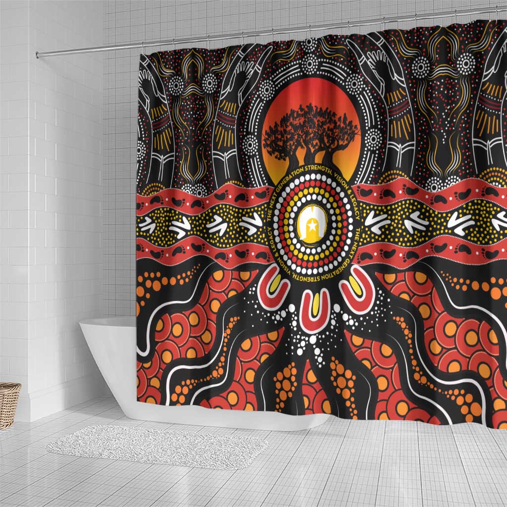 NAIDOC 2025 Boab Tree Shower Curtain Celebrate Aboriginal Culture The Next Generation