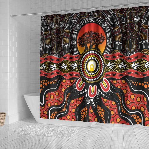 NAIDOC 2025 Boab Tree Shower Curtain Celebrate Aboriginal Culture The Next Generation