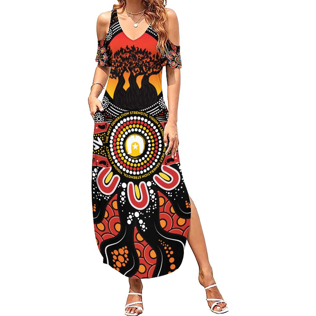 NAIDOC 2025 Boab Tree Summer Maxi Dress Celebrate Aboriginal Culture The Next Generation