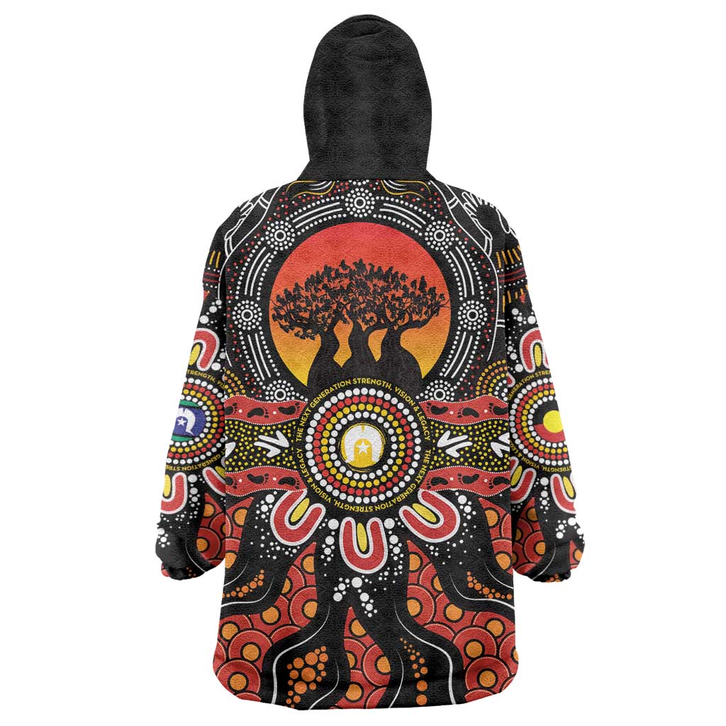 NAIDOC 2025 Boab Tree Wearable Blanket Hoodie Celebrate Aboriginal Culture The Next Generation