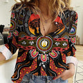 NAIDOC 2025 Boab Tree Women Casual Shirt Celebrate Aboriginal Culture The Next Generation