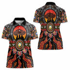 NAIDOC 2025 Boab Tree Women Polo Shirt Celebrate Aboriginal Culture The Next Generation