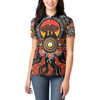 NAIDOC 2025 Boab Tree Women Polo Shirt Celebrate Aboriginal Culture The Next Generation