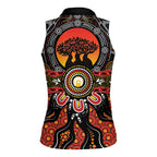NAIDOC 2025 Boab Tree Women Sleeveless Polo Shirt Celebrate Aboriginal Culture The Next Generation