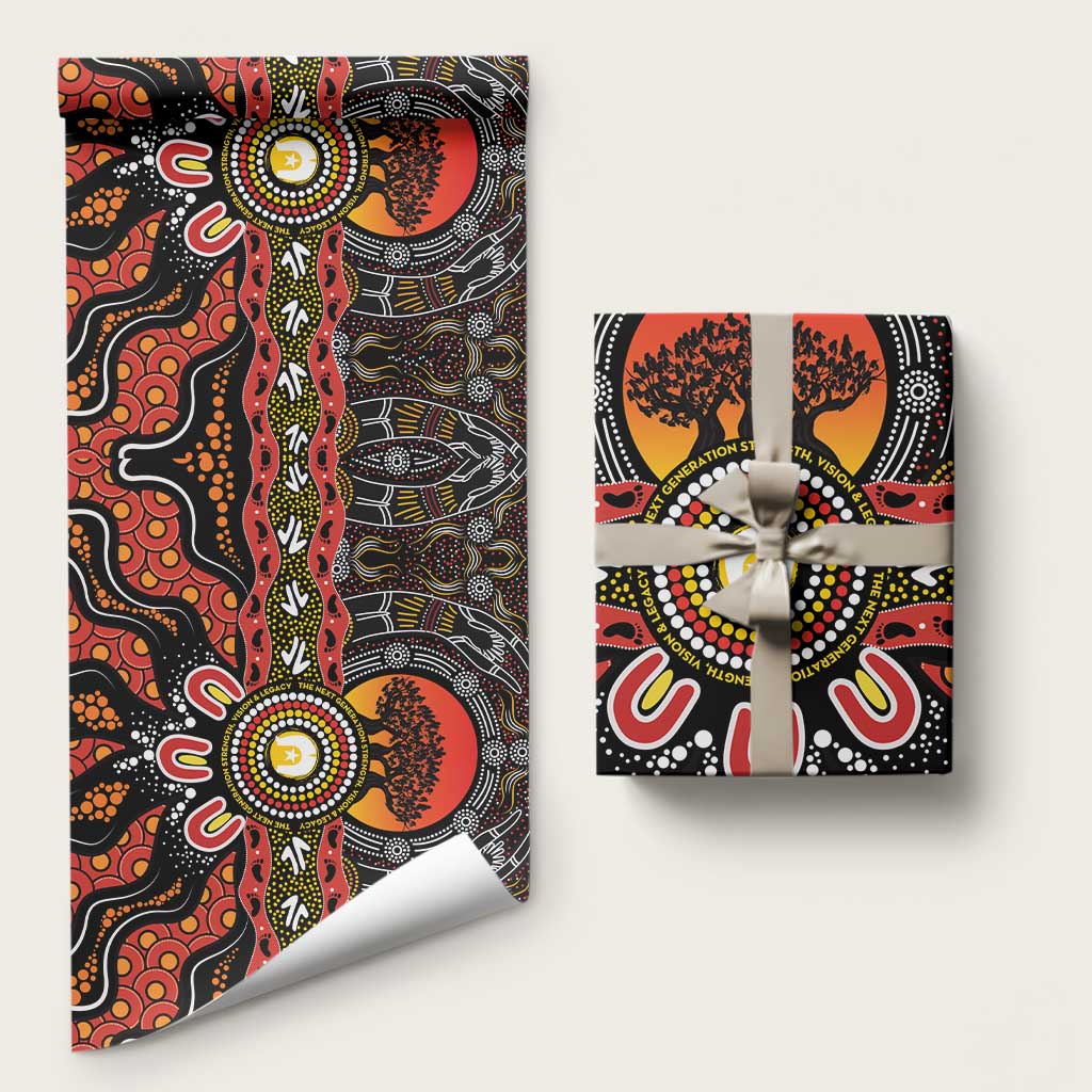 NAIDOC 2025 Boab Tree Wrapping Paper Celebrate Aboriginal Culture The Next Generation - Aussie Hoodie