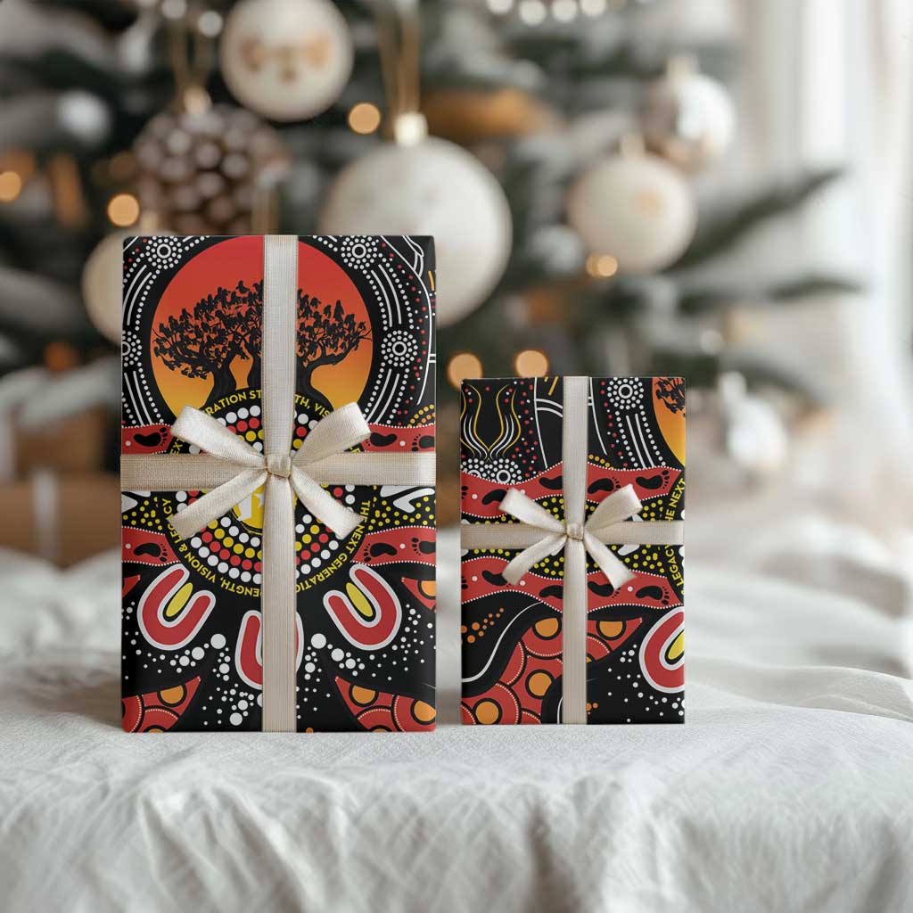 NAIDOC 2025 Boab Tree Wrapping Paper Celebrate Aboriginal Culture The Next Generation - Aussie Hoodie