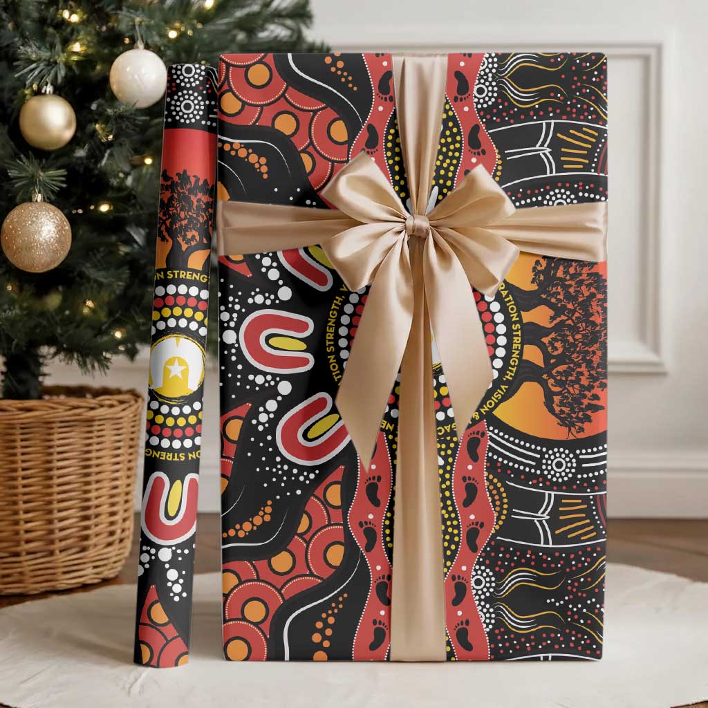 NAIDOC 2025 Boab Tree Wrapping Paper Celebrate Aboriginal Culture The Next Generation - Aussie Hoodie