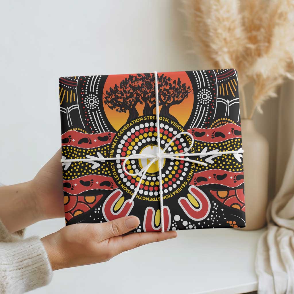 NAIDOC 2025 Boab Tree Wrapping Paper Celebrate Aboriginal Culture The Next Generation - Aussie Hoodie