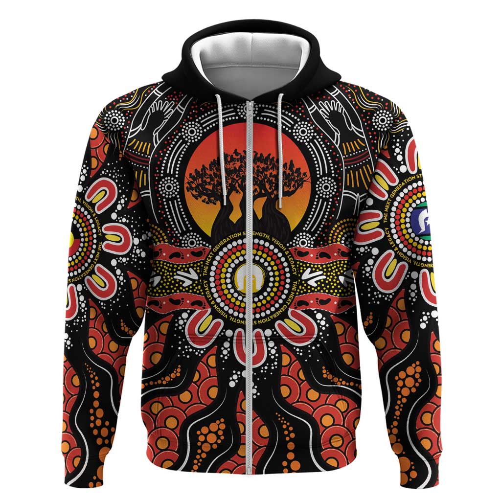 NAIDOC 2025 Boab Tree Zip Hoodie Celebrate Aboriginal Culture The Next Generation