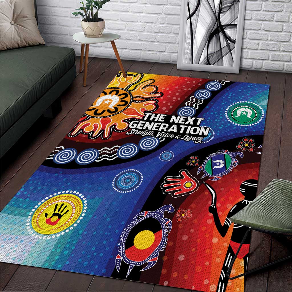 NAIDOC 2025 Our Voices Their Legacy Area Rug