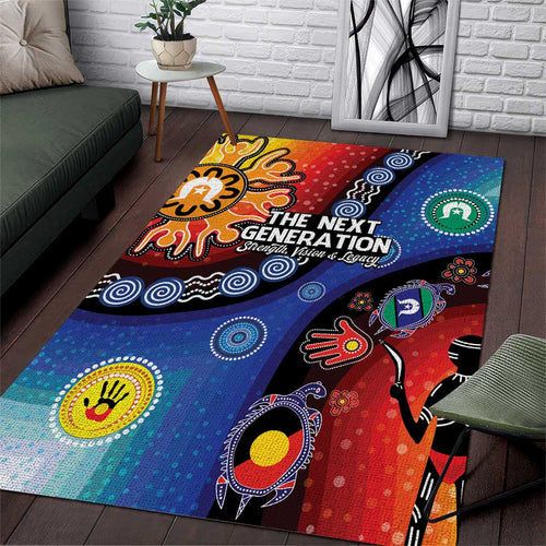 NAIDOC 2025 Our Voices Their Legacy Area Rug