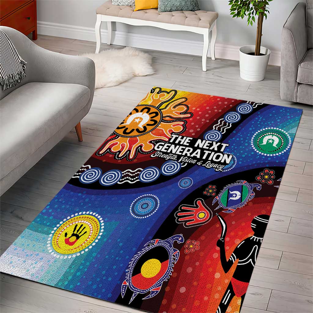 NAIDOC 2025 Our Voices Their Legacy Area Rug