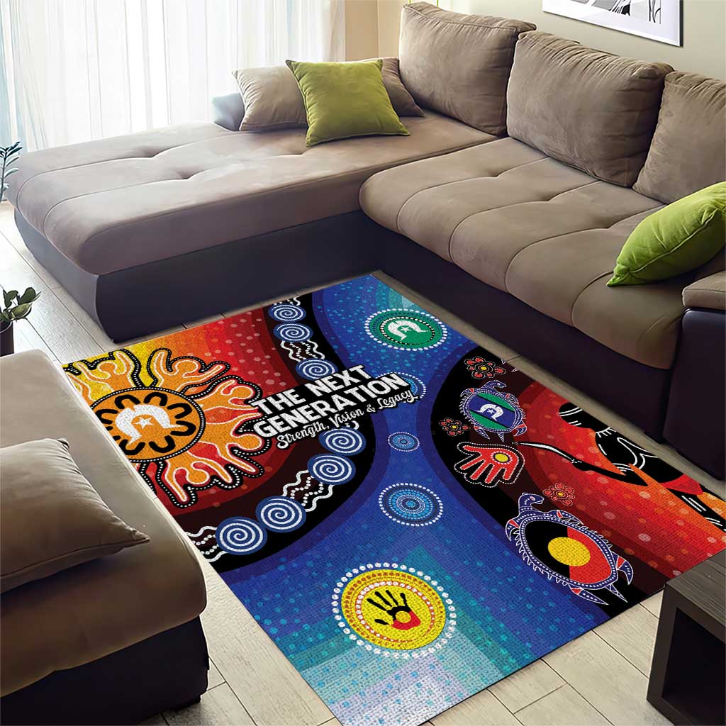 NAIDOC 2025 Our Voices Their Legacy Area Rug