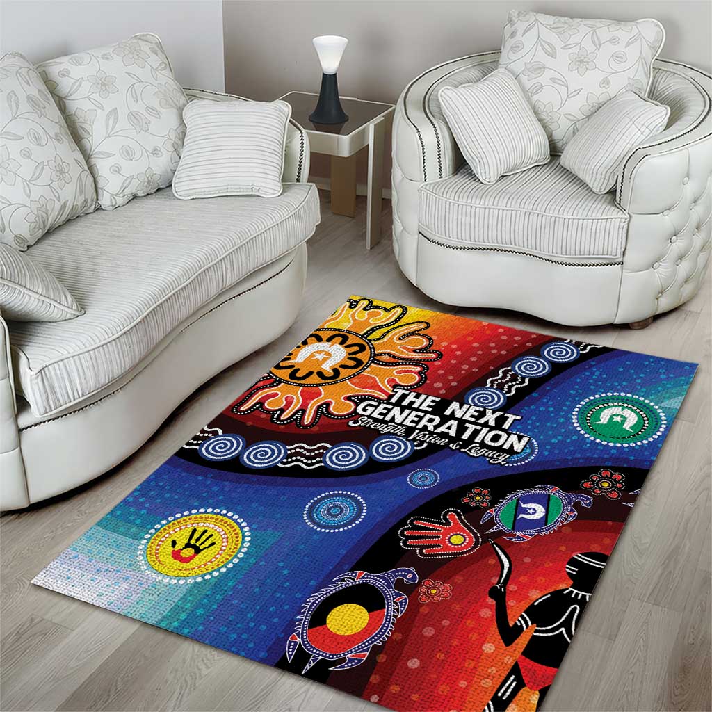 NAIDOC 2025 Our Voices Their Legacy Area Rug