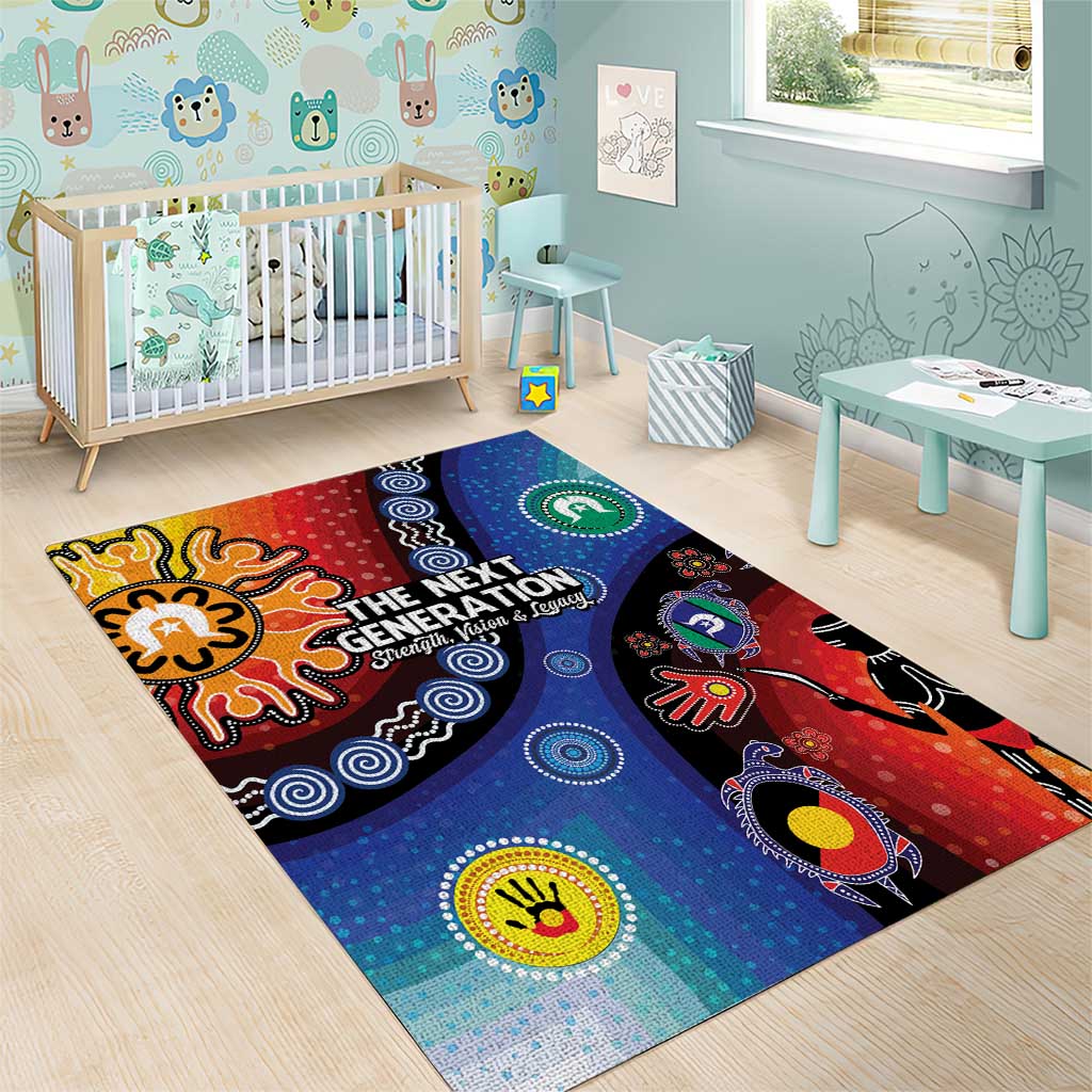 NAIDOC 2025 Our Voices Their Legacy Area Rug