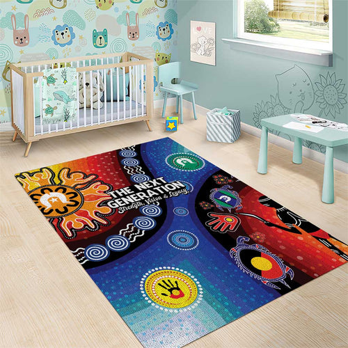 NAIDOC 2025 Our Voices Their Legacy Area Rug