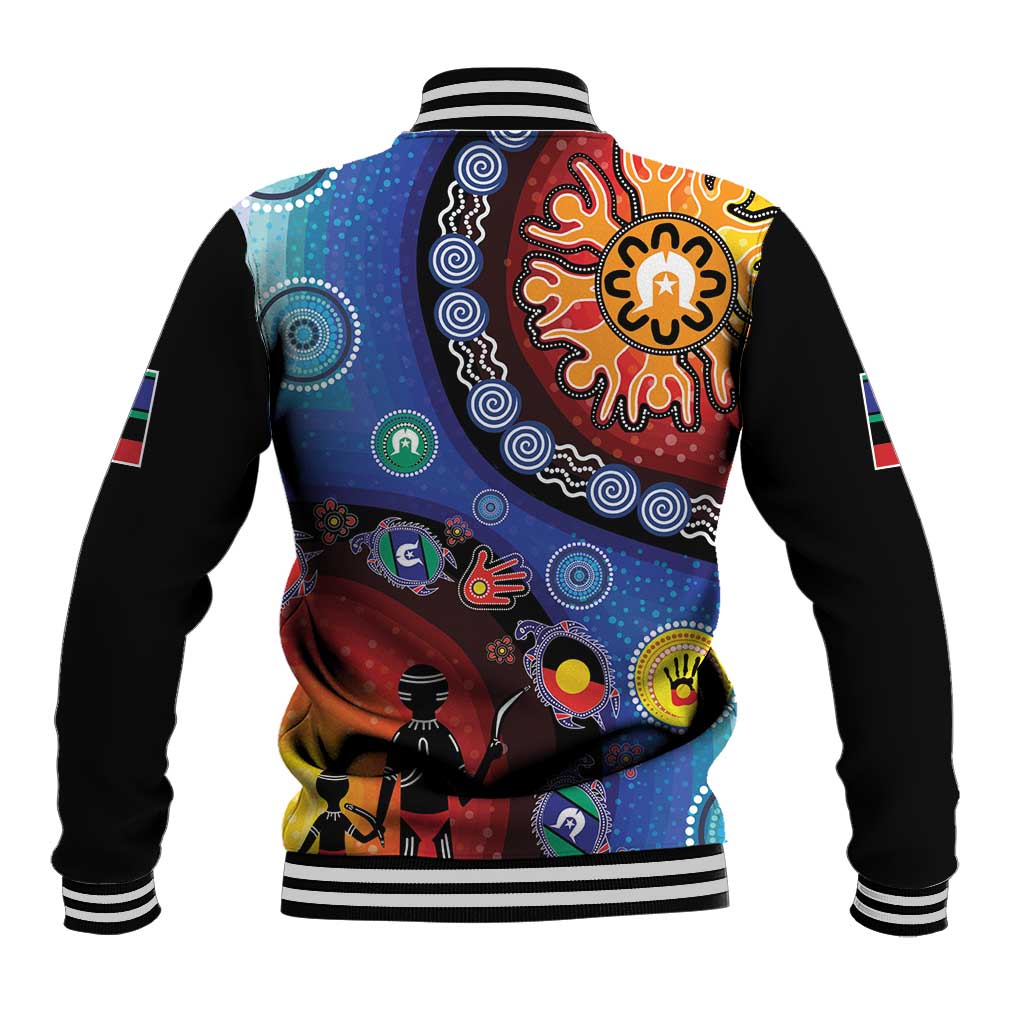 NAIDOC 2025 Our Voices Their Legacy Baseball Jacket