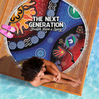 NAIDOC 2025 Our Voices Their Legacy Beach Blanket
