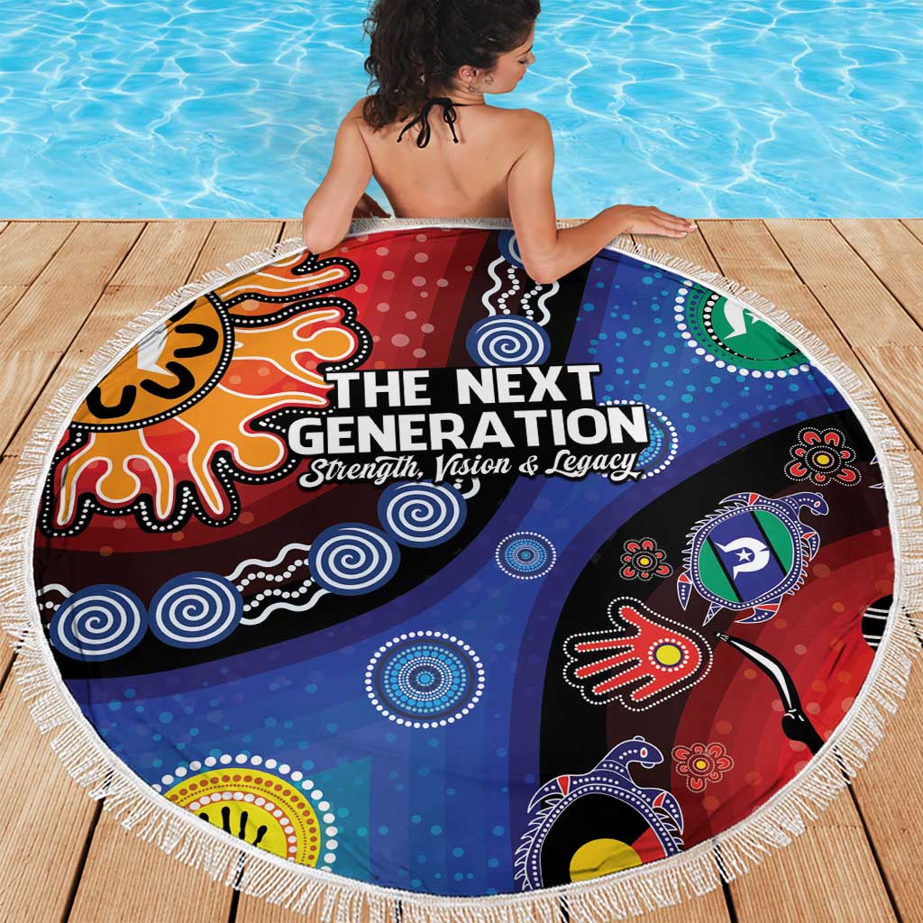 NAIDOC 2025 Our Voices Their Legacy Beach Blanket