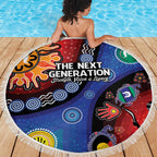 NAIDOC 2025 Our Voices Their Legacy Beach Blanket