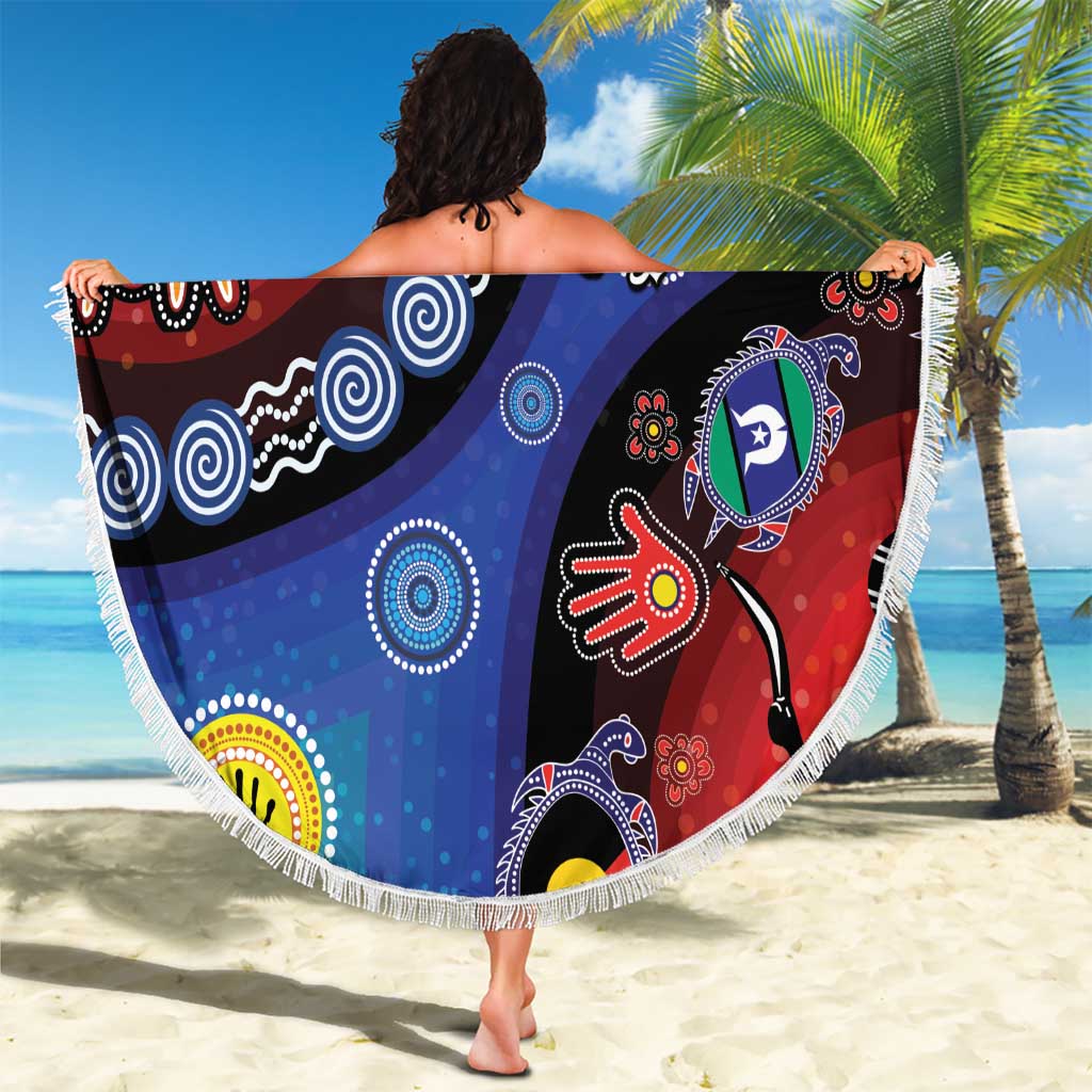 NAIDOC 2025 Our Voices Their Legacy Beach Blanket