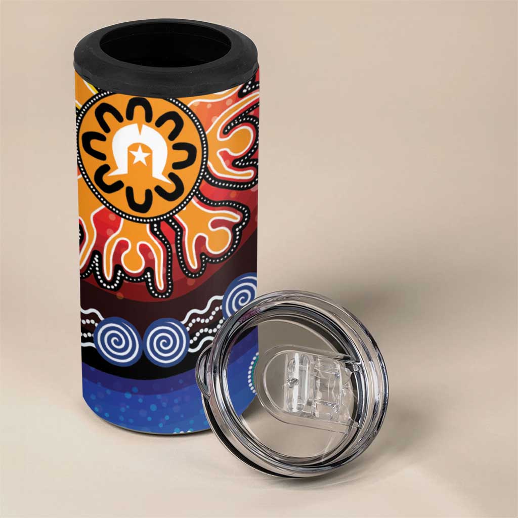NAIDOC 2025 Our Voices Their Legacy 4 in 1 Can Cooler Tumbler