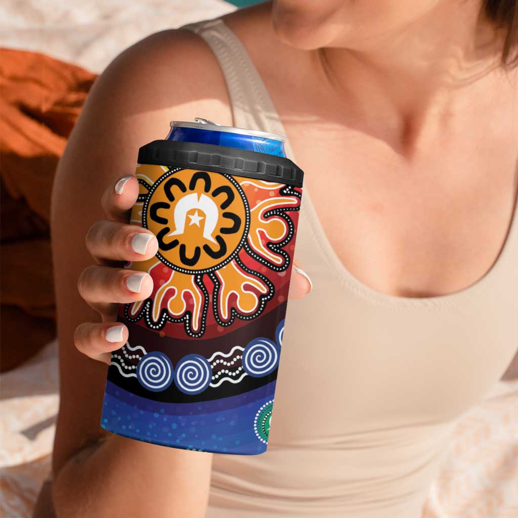 NAIDOC 2025 Our Voices Their Legacy 4 in 1 Can Cooler Tumbler