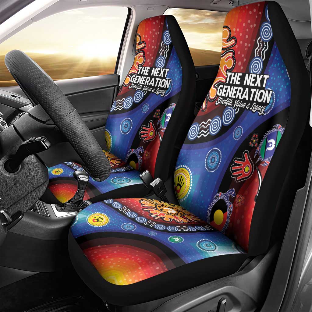NAIDOC 2025 Our Voices Their Legacy Car Seat Cover