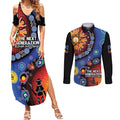 NAIDOC 2025 Our Voices Their Legacy Couples Matching Summer Maxi Dress and Long Sleeve Button Shirt