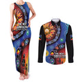 NAIDOC 2025 Our Voices Their Legacy Couples Matching Tank Maxi Dress and Long Sleeve Button Shirt