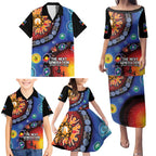 NAIDOC 2025 Our Voices Their Legacy Family Matching Puletasi and Hawaiian Shirt