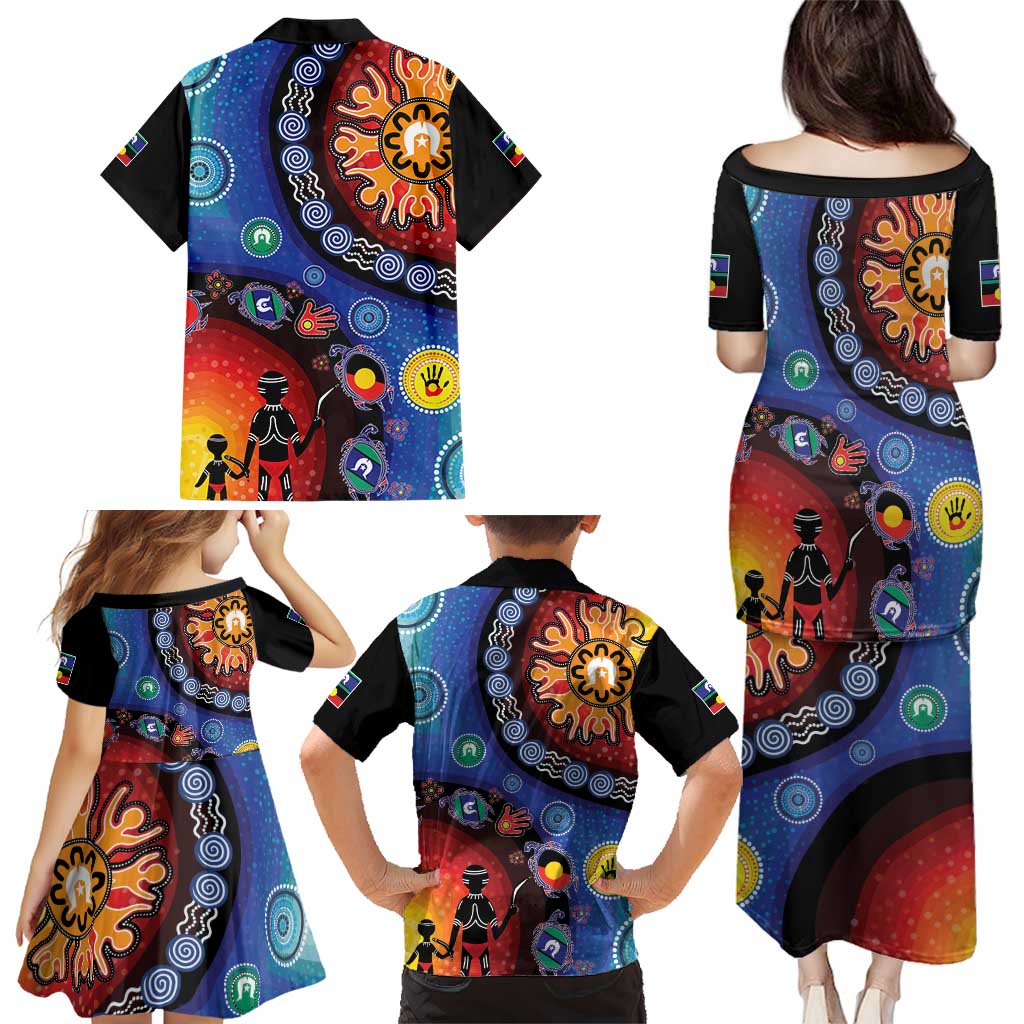 NAIDOC 2025 Our Voices Their Legacy Family Matching Puletasi and Hawaiian Shirt