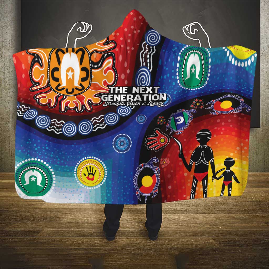 NAIDOC 2025 Our Voices Their Legacy Hooded Blanket