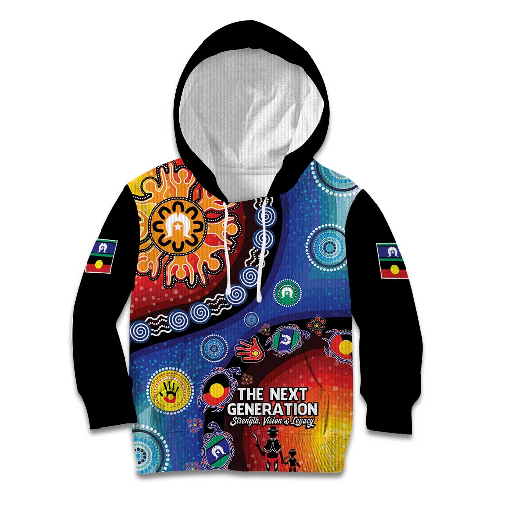 NAIDOC 2025 Our Voices Their Legacy Kid Hoodie
