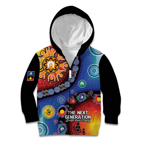 NAIDOC 2025 Our Voices Their Legacy Kid Hoodie