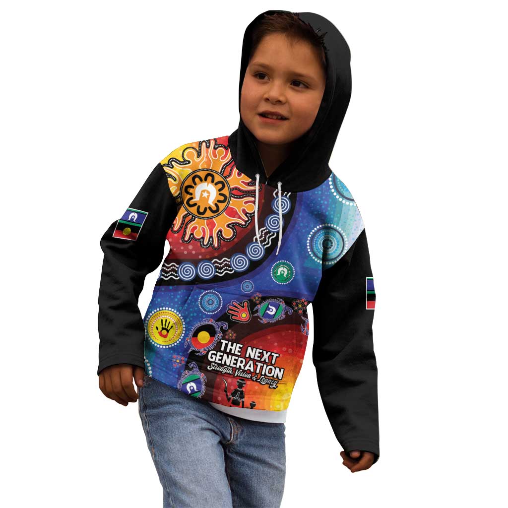NAIDOC 2025 Our Voices Their Legacy Kid Hoodie
