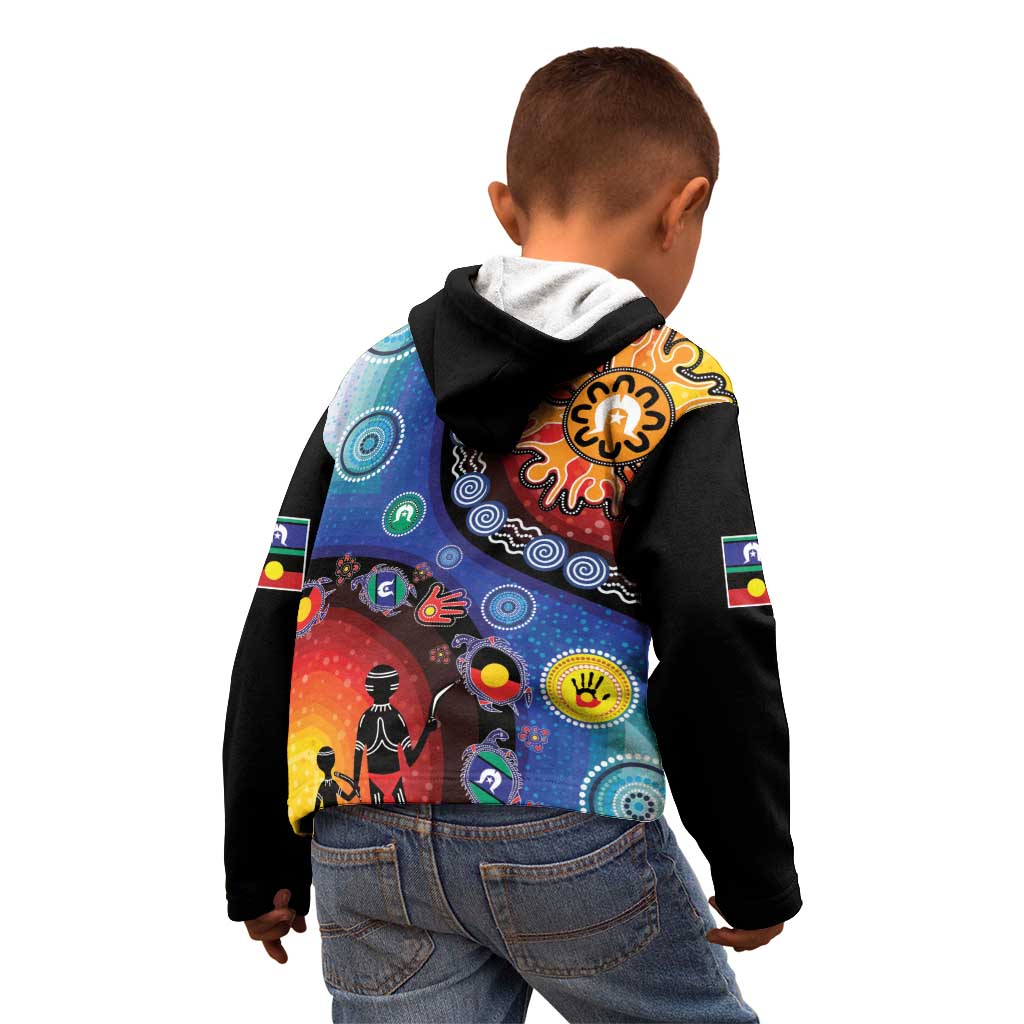 NAIDOC 2025 Our Voices Their Legacy Kid Hoodie