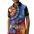 NAIDOC 2025 Our Voices Their Legacy Kid Polo Shirt