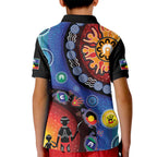 NAIDOC 2025 Our Voices Their Legacy Kid Polo Shirt