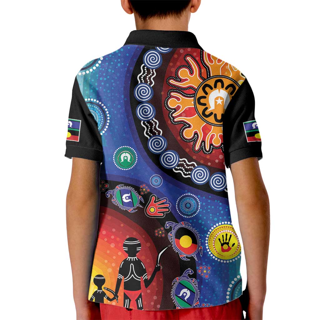 NAIDOC 2025 Our Voices Their Legacy Kid Polo Shirt